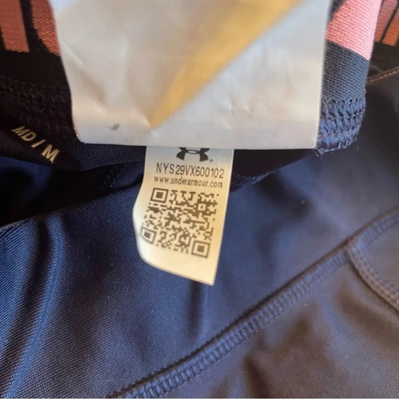 🩰 Blue & Pink Under Armour Women’s Leggings - Size Medium 🦋🌟 - Picture 8 of 9